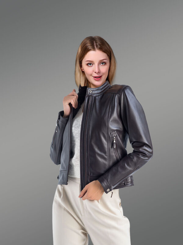 Genuine Leather Jackets in Black for Tasteful Ladies is Worth Exploring