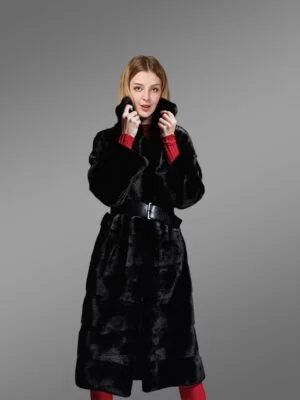 Genuine Mink Fur Jacket