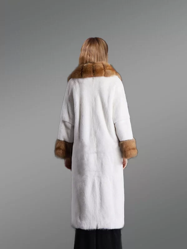 Women’s Genuine Mink Fur Long Coats for Exotic Style - Image 6