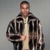 Genuine fur coats for men to exhibit rich taste (1)