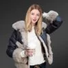 Genuine shearling reversible jacket to redefine women fashion this winter