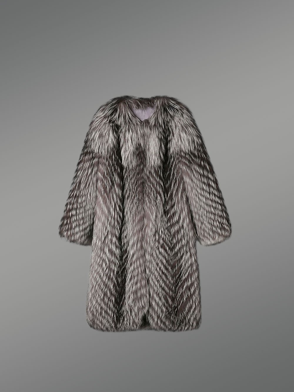 Baggy Fox-Fur Coat for Women - Image 4