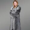 Baggy Fox-Fur Coat for Women