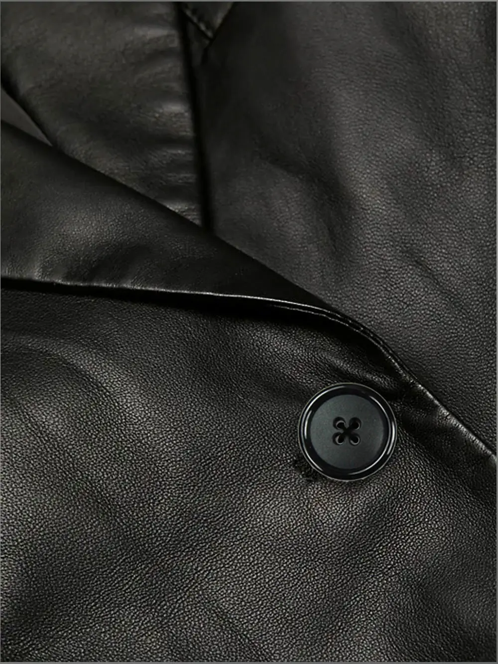 Ladies’ Black Leather Blazer for Greater Charm and Appeal - Image 7