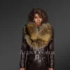 Long-leather-jacket-in-Coffee-for-women-with-detachable-raccoon-fur-collar