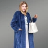 Mink Fur Long Coat For Women