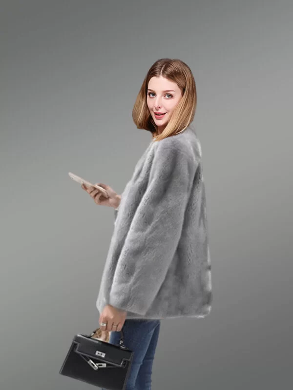 Mink Fur Jacket for Women of Style - Image 3