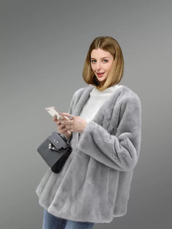 Mink Fur Jacket for Women of Style - Image 4