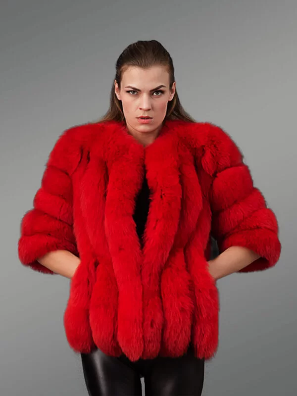 Original Fox Fur Coat for Women - Image 2