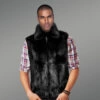 Authentic Black Rabbit Fur