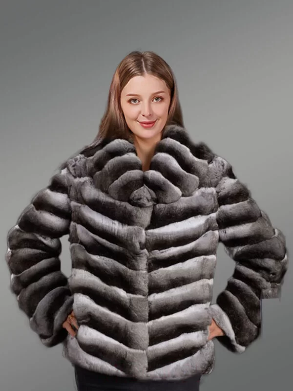 Real Chinchilla Coat