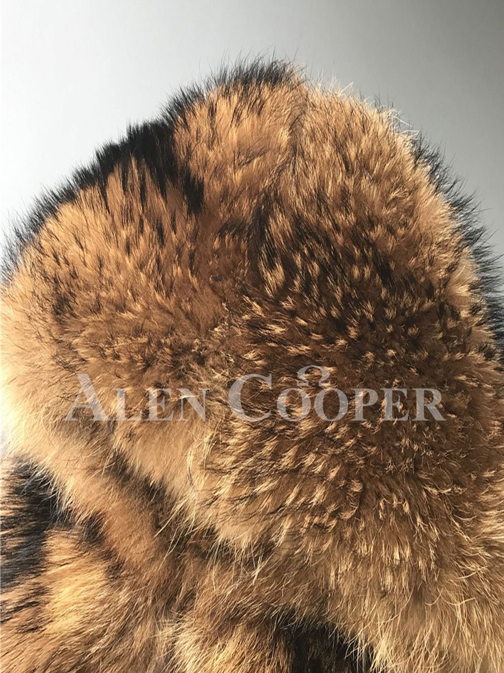 Real Raccoon Fur Winter Outerwear with Stylish Hood for Women - Image 5