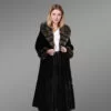 Russian sable fur half sleeve coats