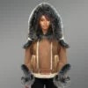 Sheepskin jacket with Fur