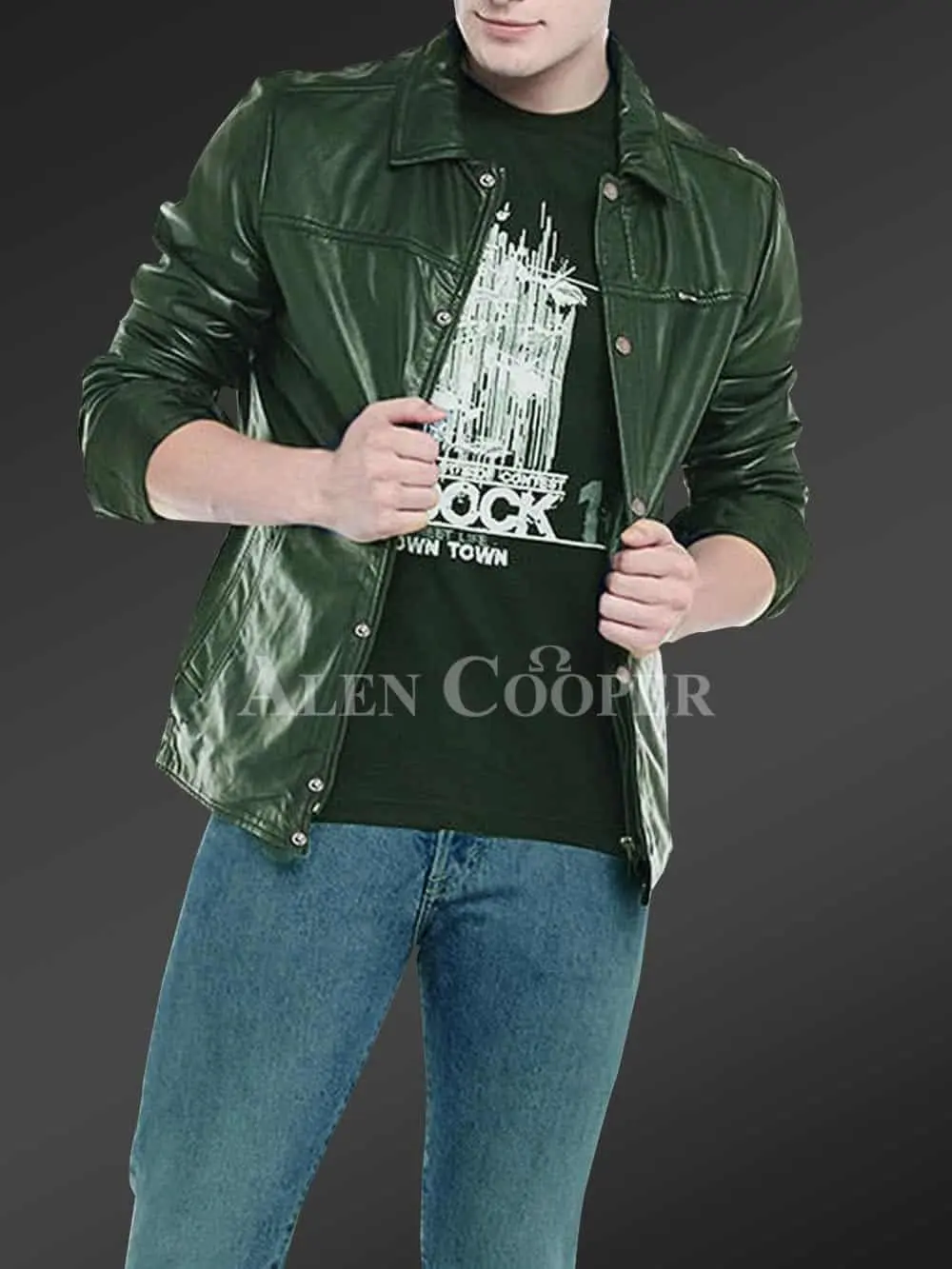 Soft and Comfortable Real Leather Jacket for Men - Image 3