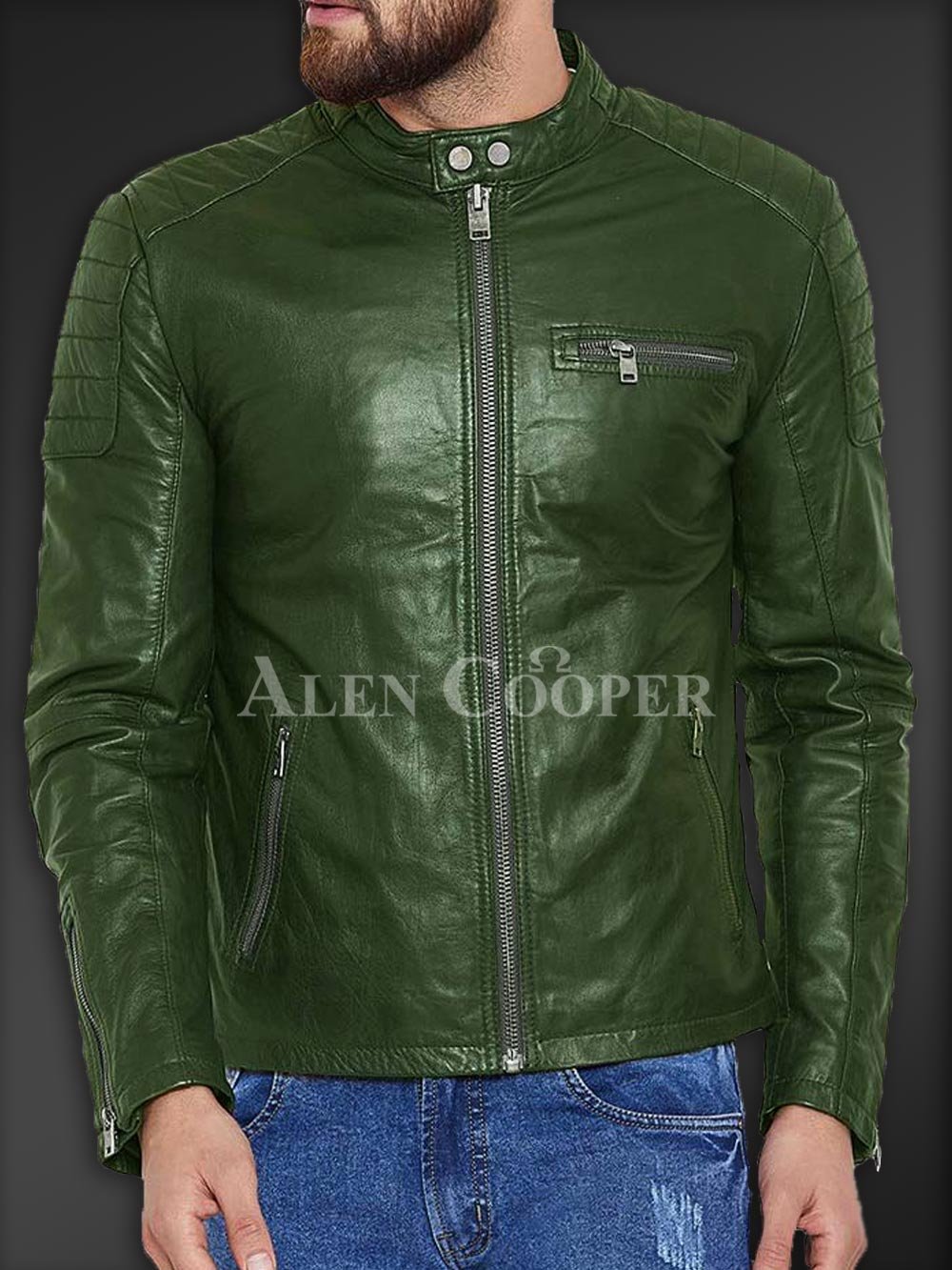 Stylish and Comfortable Real Leather Jacket for Men - Image 4
