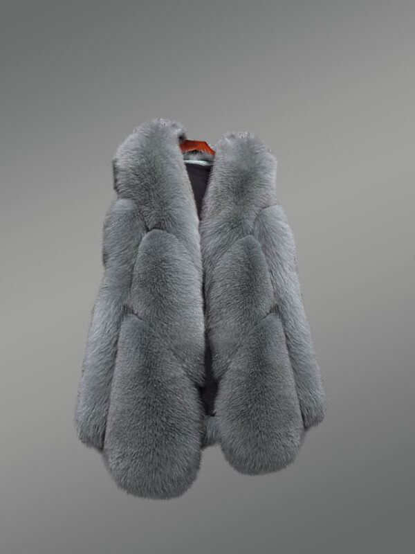 Real Fox Fur Sleeveless Waistcoat - Image 4