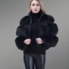 Super-soft-and-incredibly-warm-coal-black-real-fox-fur-short-winter-coat-for-women-