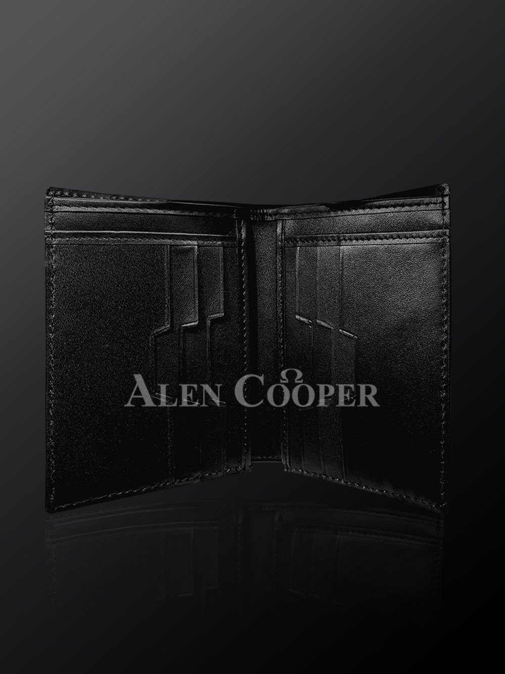 Tastefully Designed Authentic Leather Wallets In Black - Image 3