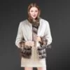 White Mink Fur Jacket