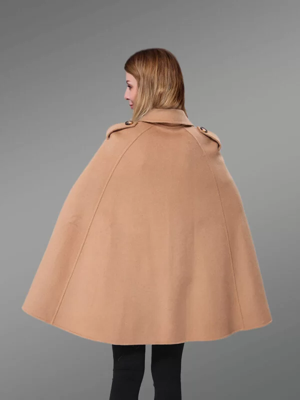 Buttoned Cape for Women - Image 2