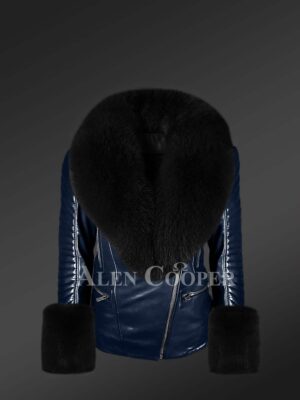 Womens-Leather-Biker-Jacket-With-Fox-Fur-Collar-And-Cuffs