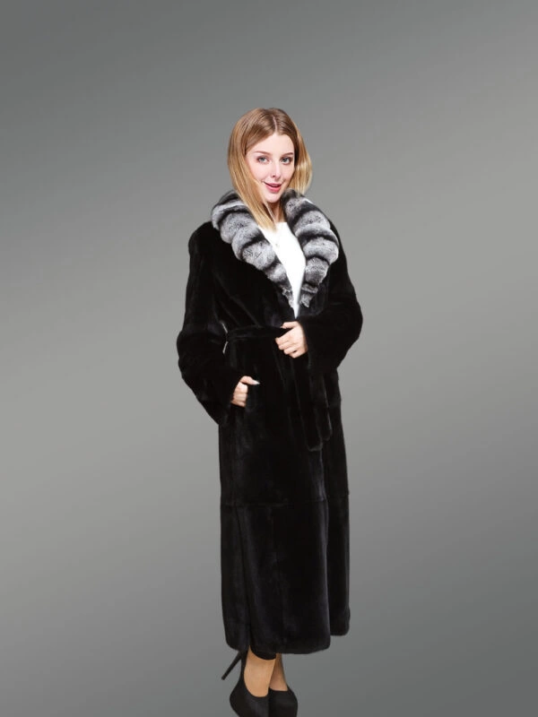 Women’s Mink Fur Long Coat