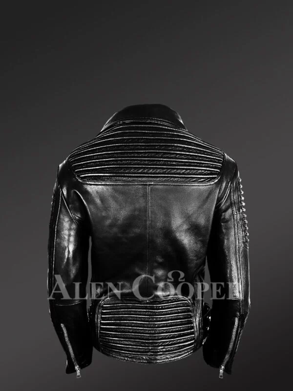 Women’s Brown Leather Jacket with Fascinating Fur Collar - Image 5