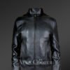 Buttoned neck black