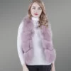 Women’s Short Paragraph Fur Vest