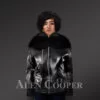 Womens-Slim-Fir-Bomber-with-Detachable-Fox-Fur-Collar