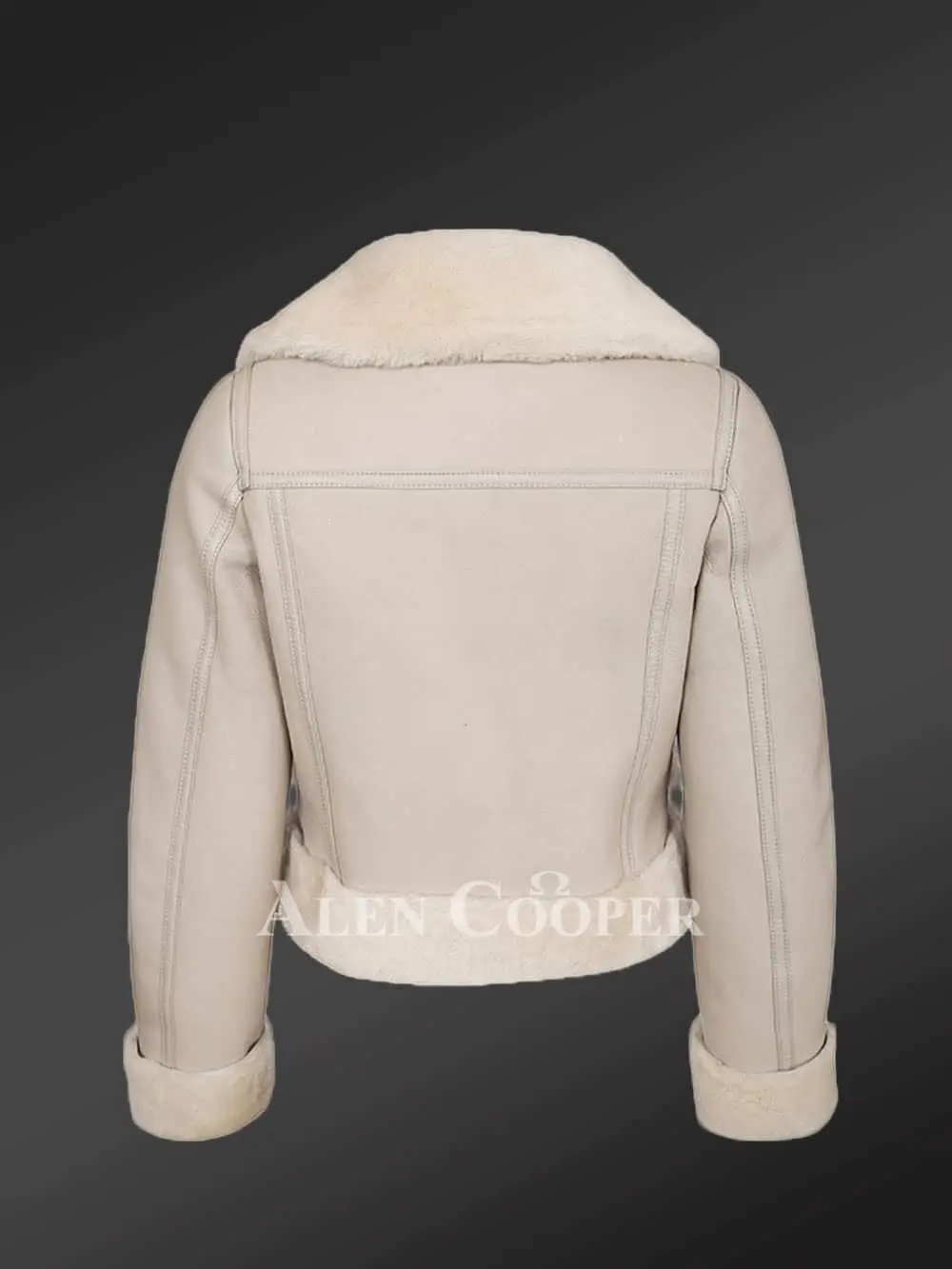 Women’s Appealing Winter Jackets Made of Genuine Shearling - Image 5