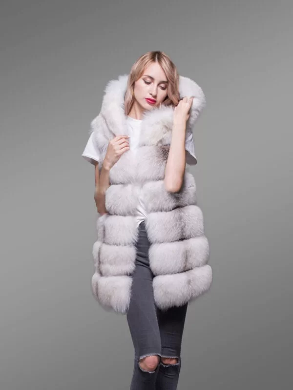 Womens Fox Fur Vest – A Perfect Companion for Fall & Winter - Image 2