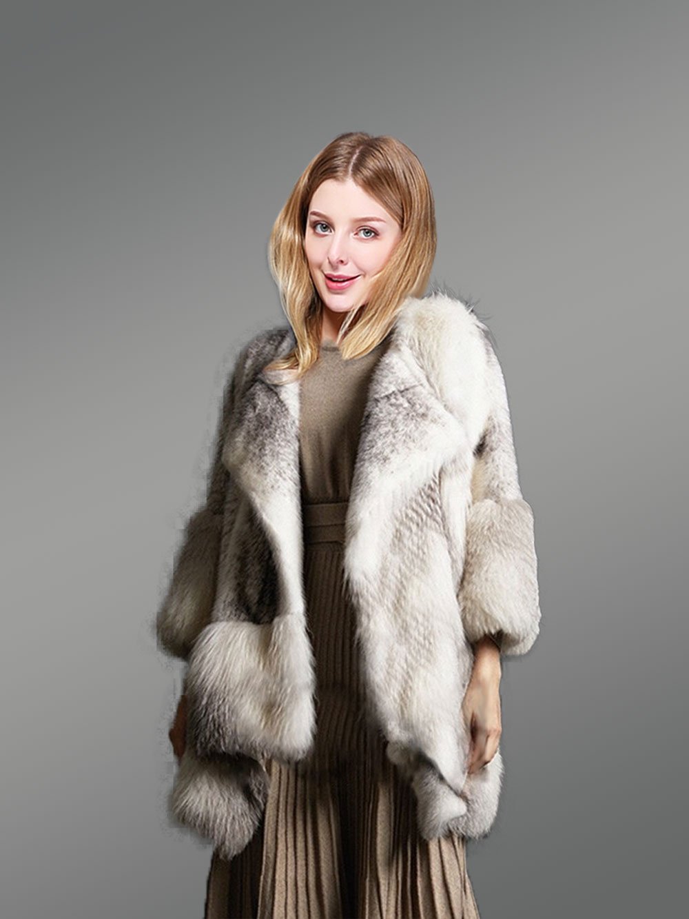 Women’s Appealing Winter Coats Made from Genuine Mink Fur - Image 3