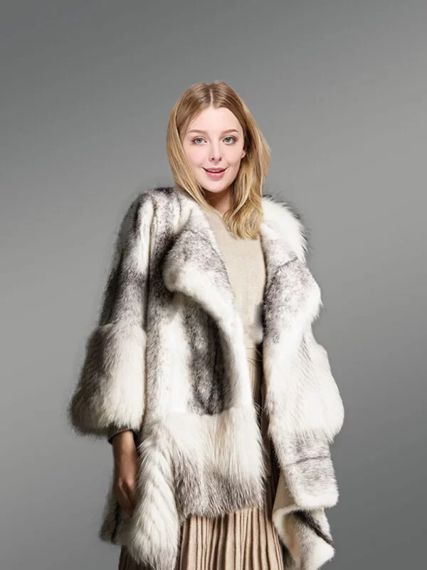 Women’s winter coats made from genuine mink fur