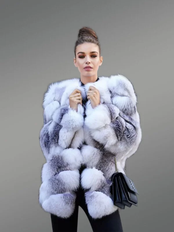 Real Fox Fur Winter Coat - Image 3