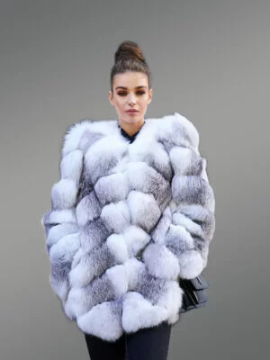 iconic 6 paragraph real fox fur winter coat