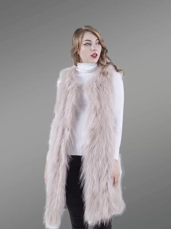 raccoon fur winter outerwear