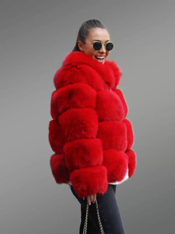 Classy Fox Fur Coat For Women – Deluxe And Comfortable - Image 7