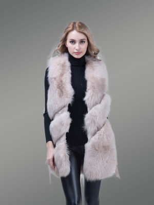 Stylish Fox Fur Vest for Women