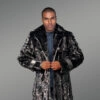 Men Mink Long Coat