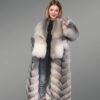 Long Coat with Polar Fox Fur