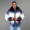 Men Mink Bomber Navy Dual Color