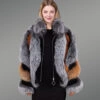 Fox Fur Bomber for Women