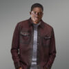Furrik Men’s Dress Shirt in Brown