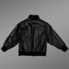 Kid’s Leather Bomber Jacket