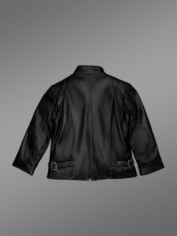 Kid’s Leather Bomber Jacket