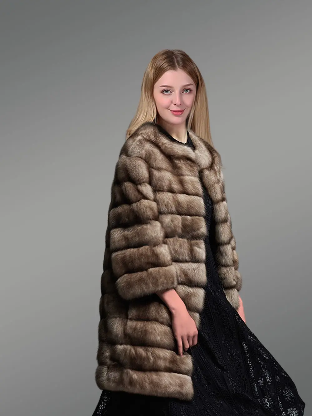 Classic Sable Coat - Image 3