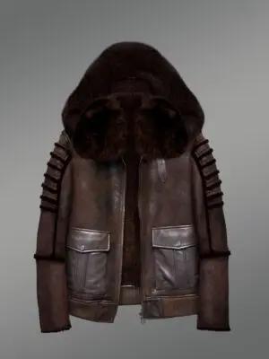 Aviator Bomber Shearling Jacket