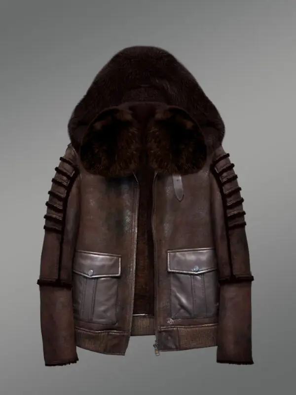Aviator Bomber Shearling Jacket